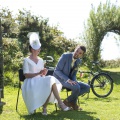 the bride and groom at mount pleasant eco park