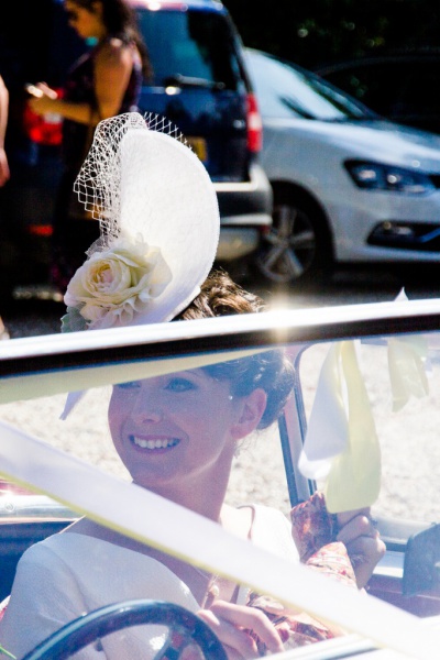 Bespoke bridal hat