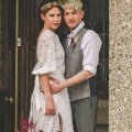 unique bride and groom fashion
