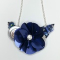 blue statement necklace