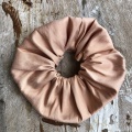 dusky peach scrunchy