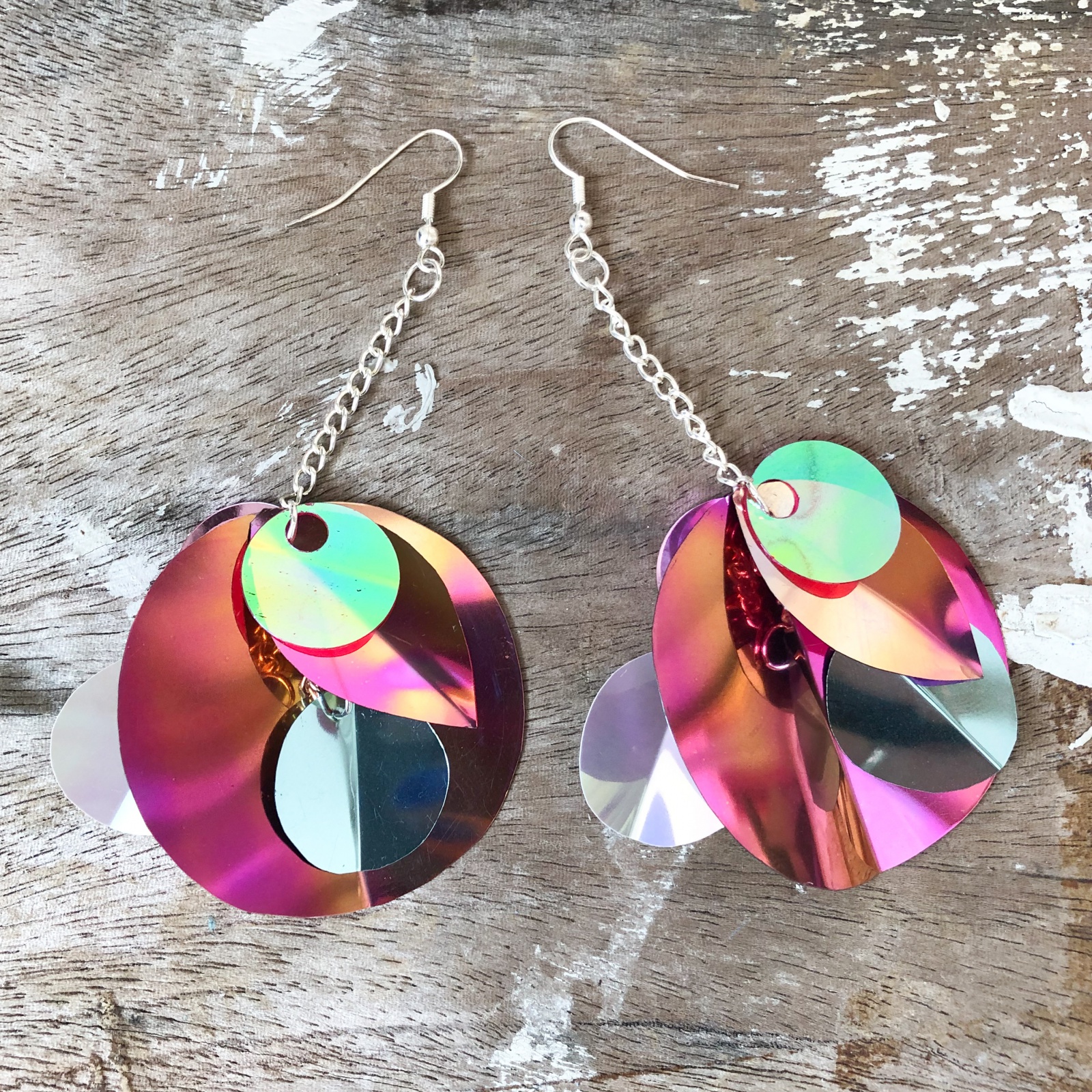 Sequin drop earrings Outlet