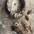 Leopard print face mask and accessories