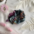 Heather hedgerow print scrunchie