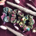 Botanical print scrunchies