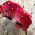red feather headband