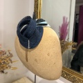 Navy and light blue Fascinator