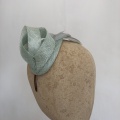 Mint coloured Fascinator