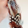 Bespoke feather hair band