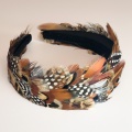 Pheasant feather spotty hairband