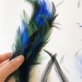 Choosing blue green feather combinations