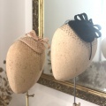 Nude and black Fascinators