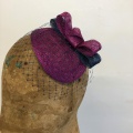 Burgundy wine Fascinator