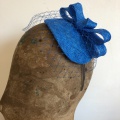 Electric cobalt blue headwear