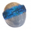 Peacock feather headband