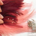 Bespoke feather and crystal combinations