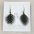Spotty feather earrings Holly young
