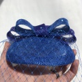 cobalt and royal blue fascinator