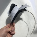 two toned burgh fascinator