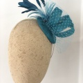 Turquoise Jade bespoke fascinator