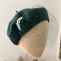 green beret with detachable veil