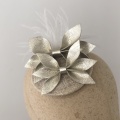 Neutral gold Fascinator Holly Young