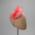 Coral occasion wear hat