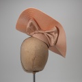 light peach mother of the bride hat