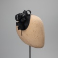 simple black loop fascinator