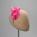 hot pink contemporary fascinator