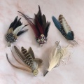 Feather corsage making workshop