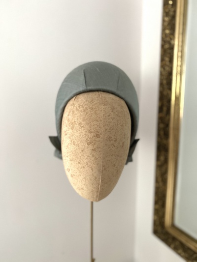 1960s inspired halo pill box hat