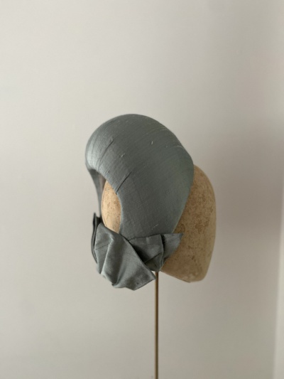 1960s inspired halo pill box hat