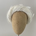 ivory velvet padded headband