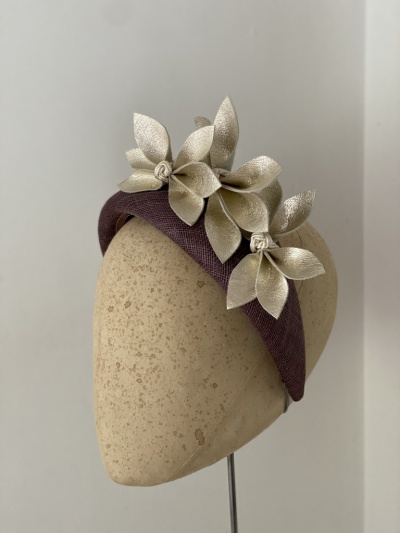 mother of the bride hatband crown