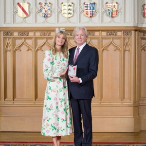 Headpiece worn for an OBE award