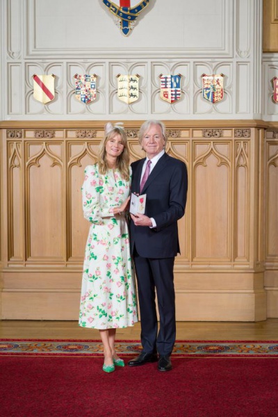 Headpiece worn for an OBE award