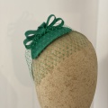 Emerald green Loretta fascinator