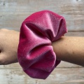 Hot Pink velvet scrunchie