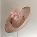 large pink occasion hat Holly Young