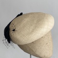vintage inspired straw beret hat Holly Young