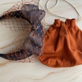 navy and rust orange accessories Holly