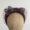 back view of bow crown headband