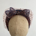 back view of bow crown headband
