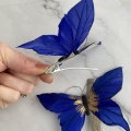 butterfly on crocodile hair clip