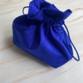 Blue silk bag by Holly Young