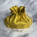 Goldfinch Yellow silk handbag Holly Young