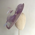 lilac pastel large occasion hat