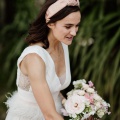 Bespoke bridal headband Holly Young