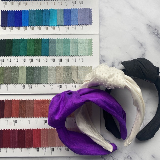 Bespoke Silk Bags & Headbands